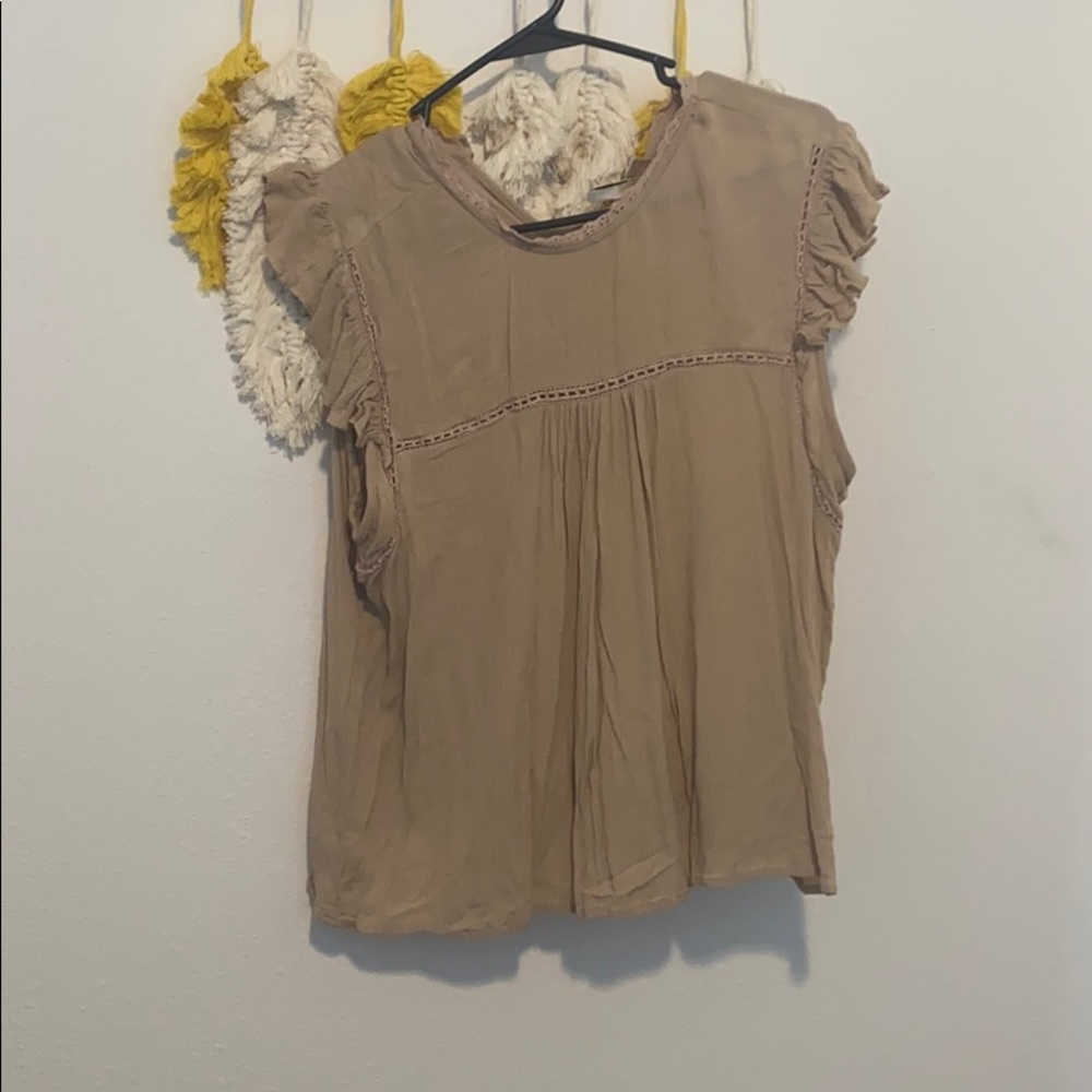 Taupe dress shirt